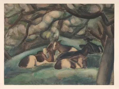 Kor i Beemster av Leo Gestel