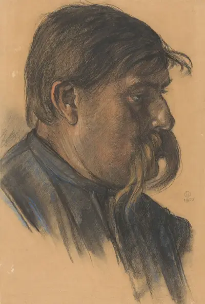 Kopia av en hamnarbetare av Leo Gestel