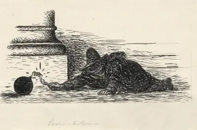 Man som tänder en bomb av Leo Gestel