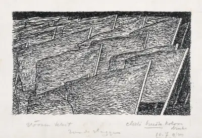 Bokillustration för Alexander Cohens Från anarkist till monarkist; Röda fanor av Leo Gestel