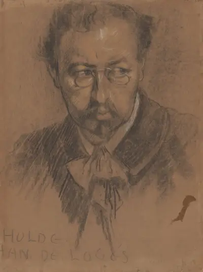 Porträtt av Leendert Adriaan Schilt av Leo Gestel
