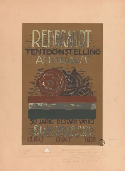 Rembrandt-Ausstellung, Amsterdam von Leo Gestel