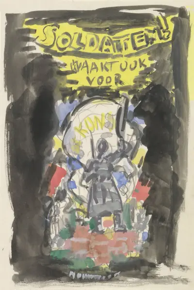 Soldaten! Waakt ook voor kunst av Leo Gestel