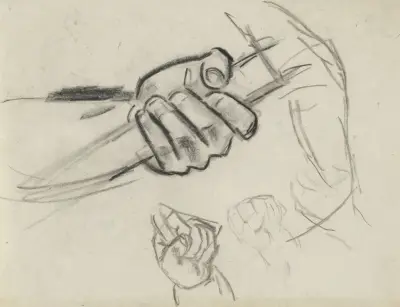 Studier av händer av Leo Gestel