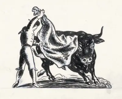 Vinjett för De Gemeenschap (design) av Leo Gestel