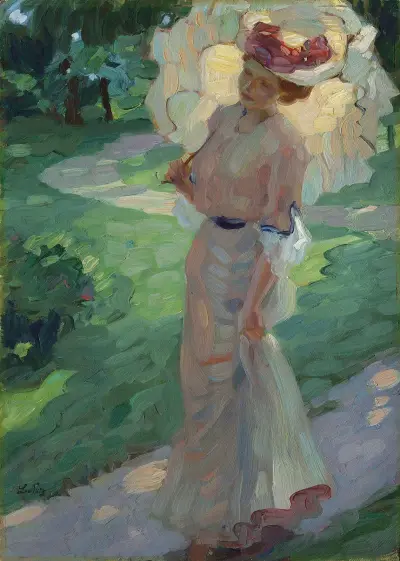 Letní den v parku, Leo Putz