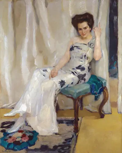 Cara Sophia Köhler, née Goldammer av Leo Putz