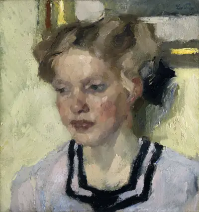 Portrét Miny Hasch, Leo Putz