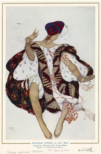 Danseur Syrien par Léon Bakst av Léon Bakst