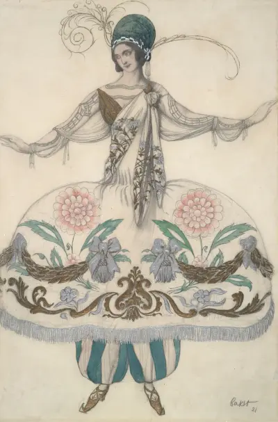La Schéhérézade Louis XIV av Léon Bakst