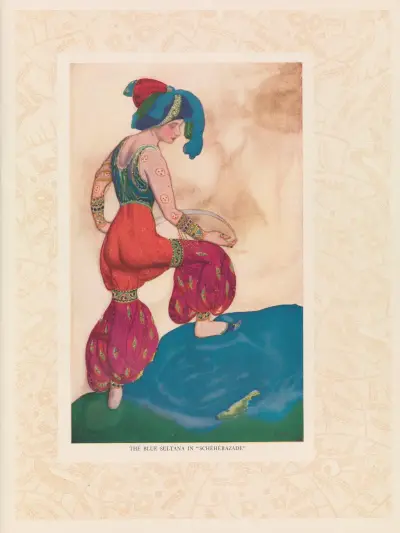 Souvenir Serge de Diaghileff’s Ballet Russe av Léon Bakst