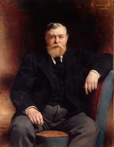 Porträtt av prins Vyatjeslav Tenisjev av Léon Bonnat