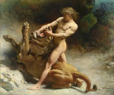 Samsons ungdom av Léon Bonnat
