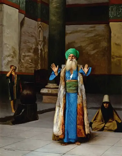 En sultan i bön av Jean-Léon Gérôme