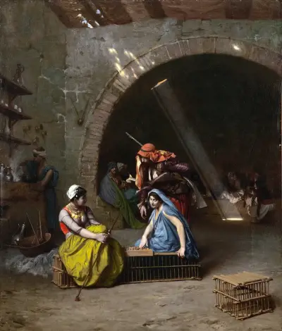 Almehs Playing Draughts von Jean-Léon Gérôme