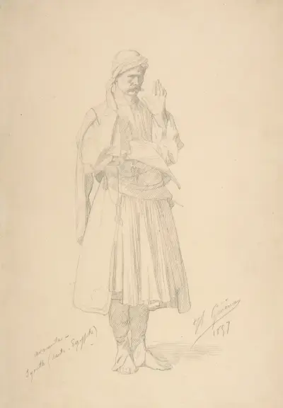Arnaut i bön av Jean-Léon Gérôme