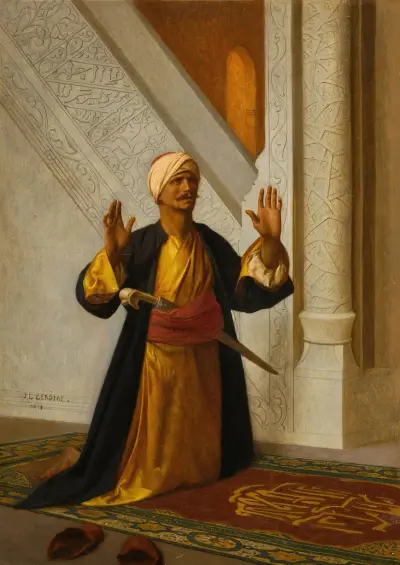 I bön av Jean-Léon Gérôme