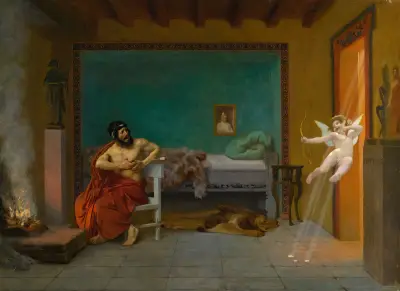 Cupid Runs out the Door av Jean-Léon Gérôme