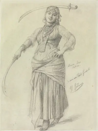 Sabeldansen av Jean-Léon Gérôme
