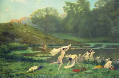 Diana och Aktaion av Jean-Léon Gérôme