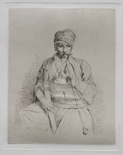 Egyptian Smoker von Jean-Léon Gérôme