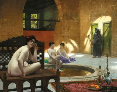 Femmes Au Bain – nr 2 av Jean-Léon Gérôme