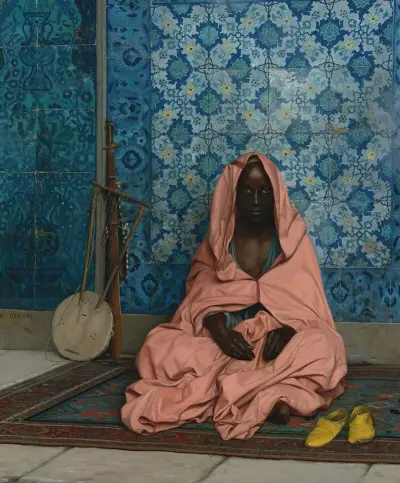 Le Barde Noir av Jean-Léon Gérôme