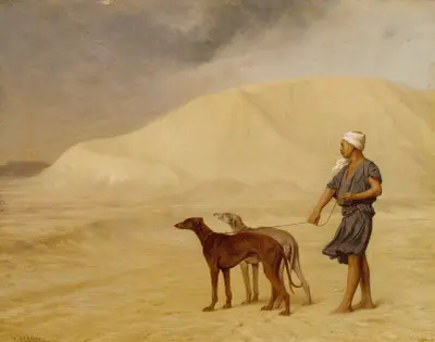 På öknen av Jean-Léon Gérôme