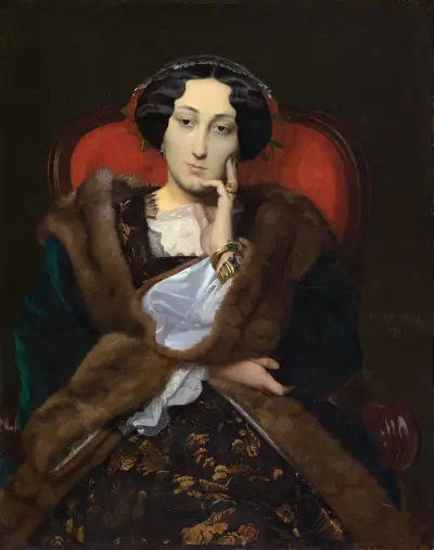 Porträtt av en kvinna av Jean-Léon Gérôme