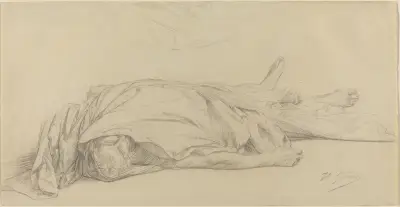 Den döde Caesar av Jean-Léon Gérôme