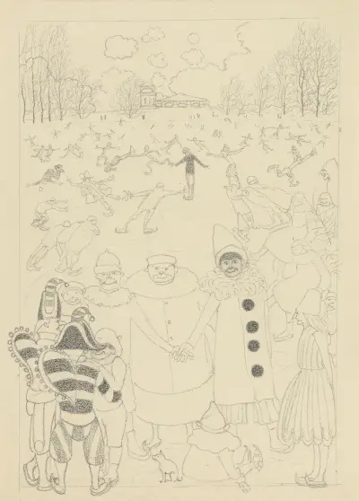 Carnaval av Léon Spilliaert