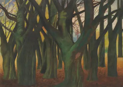 Gröna träd av Léon Spilliaert