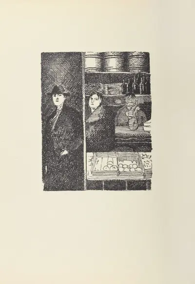 La servante au miroir pl.5 von Léon Spilliaert