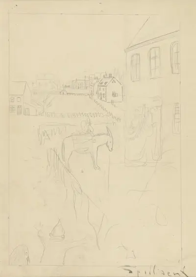Sankt Nikolaus besök av Léon Spilliaert
