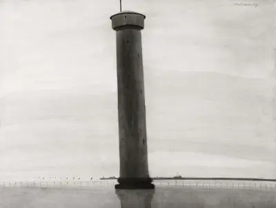 Fyr med signaler av Léon Spilliaert