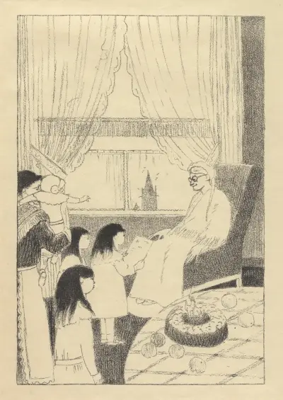 Les voeux de Nouvel An av Léon Spilliaert