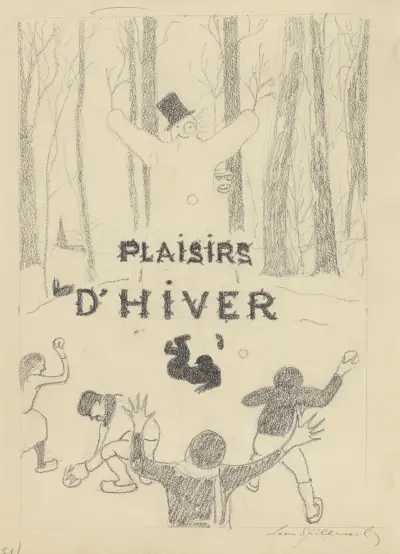 Plaisirs d’Hiver – cover von Léon Spilliaert