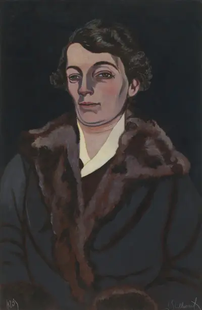 Portrait mrs. Storck-Hertoghe von Léon Spilliaert