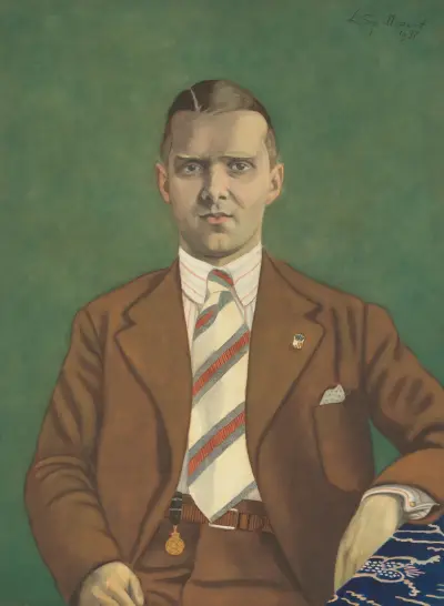 Porträtt av Adolphe Van Glabbeke av Léon Spilliaert