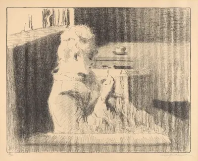 Sömmerska av Léon Spilliaert