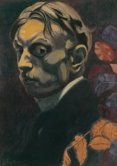 Självporträtt av Léon Spilliaert