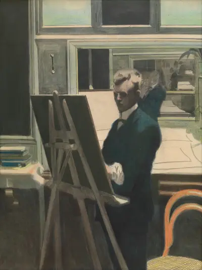 Självporträtt av Léon Spilliaert
