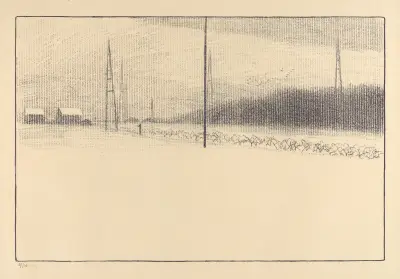 Vinterlandskap av Léon Spilliaert