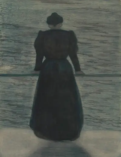Woman by the Sea av Léon Spilliaert
