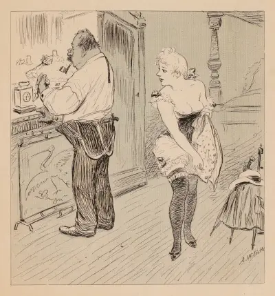 Ca t’épate, vieux croquant.Eh bien moi aussi j’suis d’la province av Adolphe Léon Willette