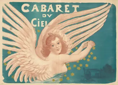 Cabaret du Ciel av Adolphe Léon Willette