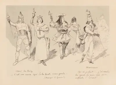 Chœurs des Rois C’est une croix qui de la honte nous garde av Adolphe Léon Willette