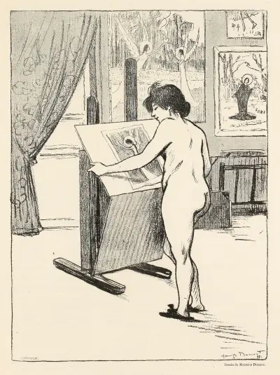 Comme beaucoup de leurs aïeules, elles sont mortes au champ d’honneur. av Adolphe Léon Willette