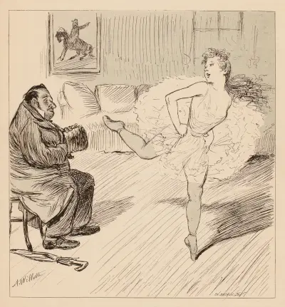 D’où il vient l’argent.Mais d’Issy, mon pt’itit vieux av Adolphe Léon Willette
