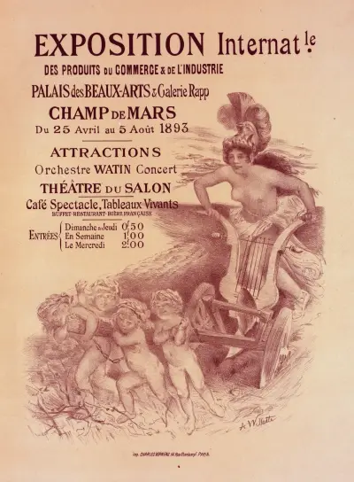 Exposition internationale des Produits du Commerce et de l’Industrie av Adolphe Léon Willette